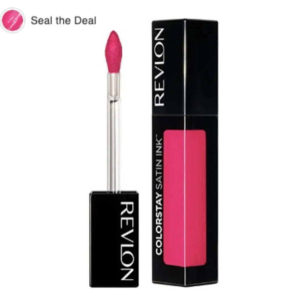 Revlon Trending 3pc ColorStay Satin Liquid Lipstick Longwear Pink Red Cherry